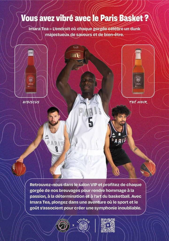Imara Tea et le Paris Basketball : Un partenariat raffraichissant
