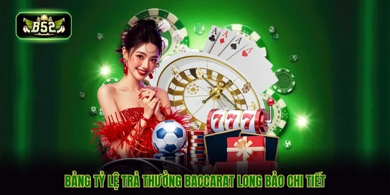 Bảng tỷ lệ trả thưởng baccarat long bảo chi tiết