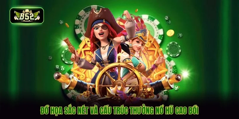 Đồ họa sắc nét và cấu trúc thưởng nổ hũ cao bồi